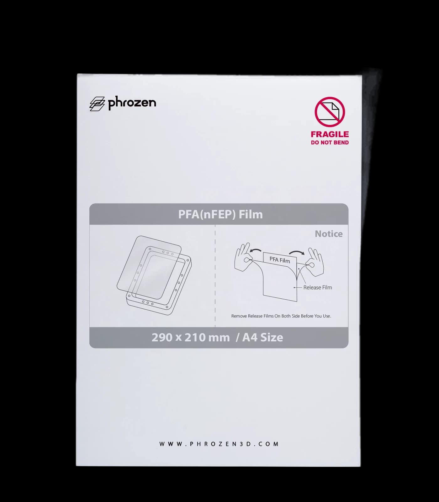 Phrozen PFA (nFEP) Film (A4 / 210*290mm)