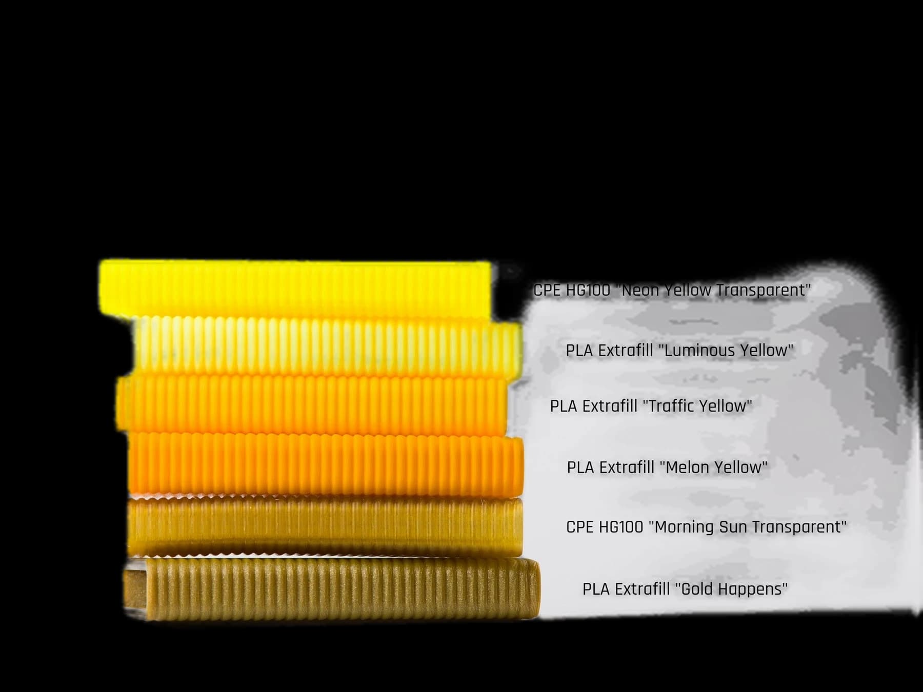 PLA Extrafill "Luminous Yellow" | 2.85 mm