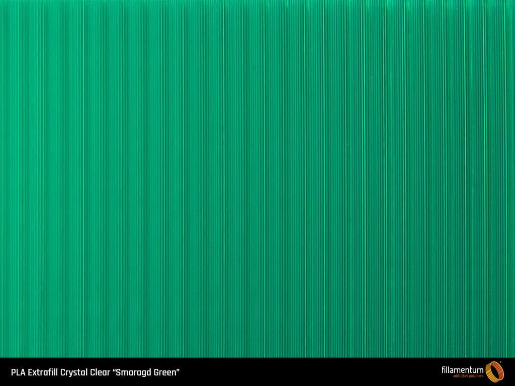 PLA Crystal Clear "Smaragd Green"