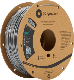 Polymaker PolyLite PETG Silber 1,75 mm 1.000 g