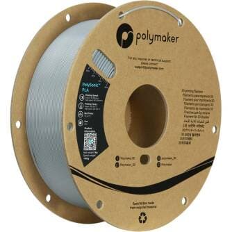 Polymaker PolySonic PLA Gray 1.75 mm 1,000 g