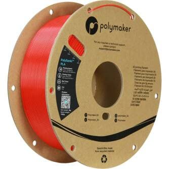 Polymaker PolySonic PLA Red 1.75 mm 1,000 g