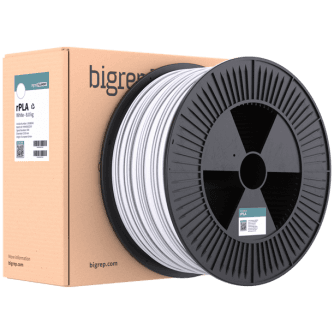 BigRep rPLA Filament 2,85 mm Weiß 8.000 g