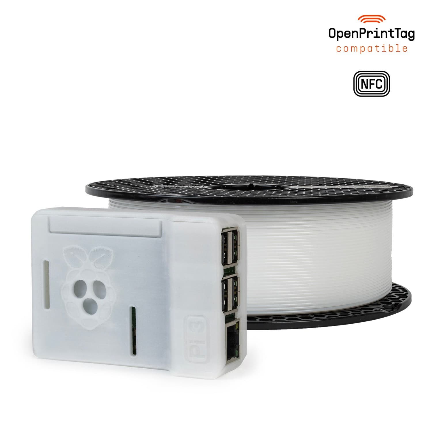 Prusament PETG V0 Natural 1kg (NFC)